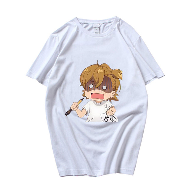 Naru Kotoishi Barakamon Tshirts Japanese Anime Kawaii/Cute T-shirts Fashion  WOMEN 100% Cotton T